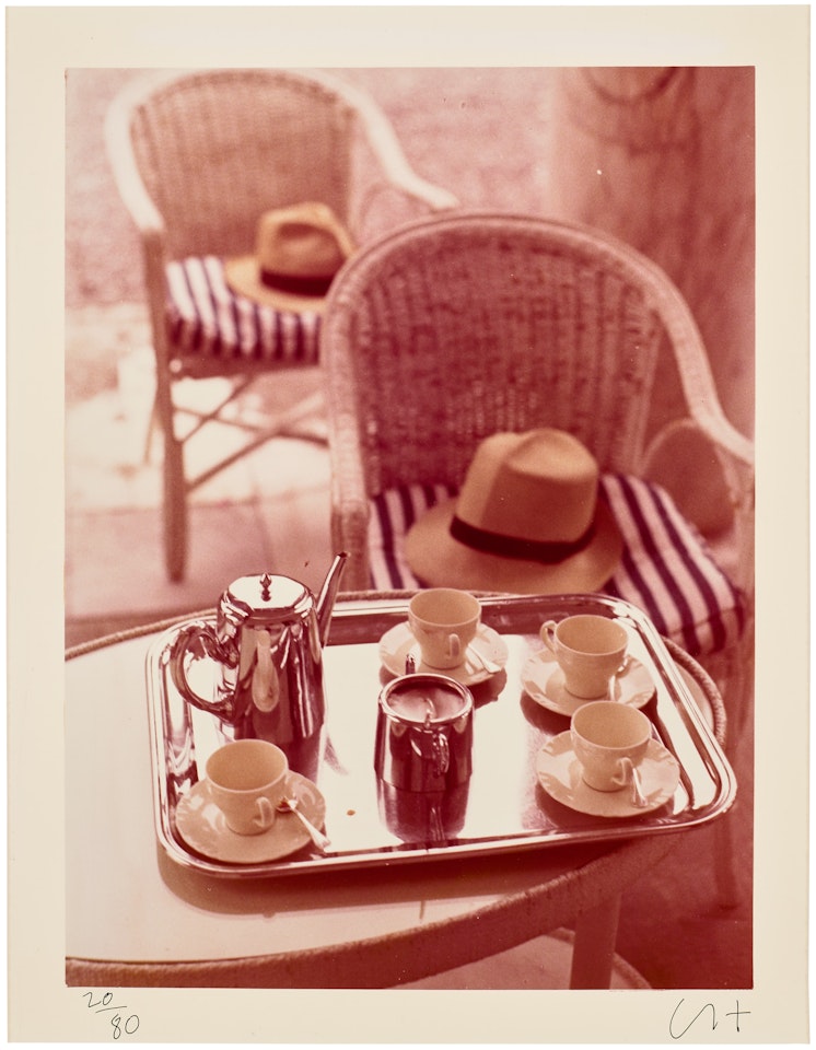 Still Life with Hats, from Twenty Photographic Pictures by David Hockney