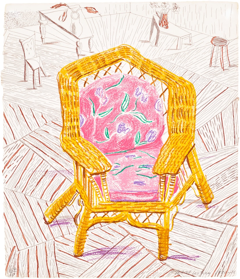 Number One Chair, from Moving Focus (M.C.A.T. 287) by David Hockney