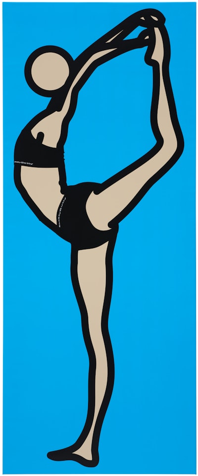 Sarah, Attitude Hold by Julian Opie