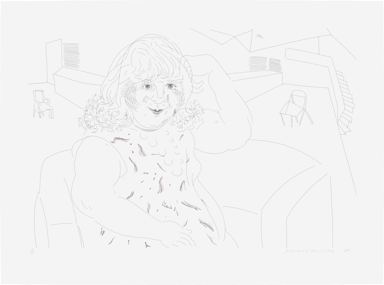 Ann in the Studio (G. 1191, M.C.A.T. 258) by David Hockney