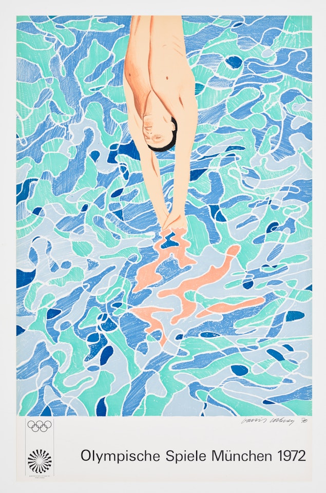 Olympische Spiele München (Olympic Games Munich) (B. 34) by David Hockney