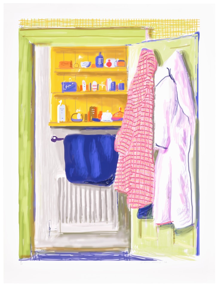 Untitled (577) (Two Robes) by David Hockney