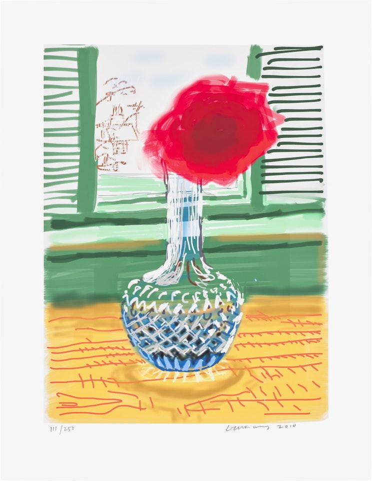 No. 281, 23rd July 2010, from My Window: Art Edition B by David Hockney