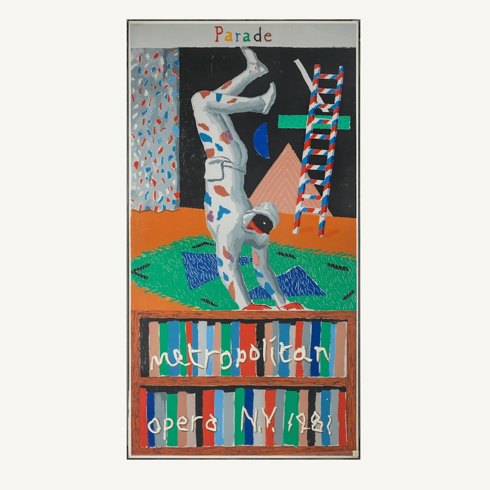 Parade, Metropolitan Opera (Baggott 94) by David Hockney