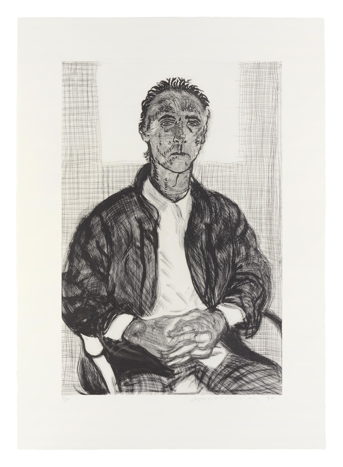 Maurice (Recent Etchings 13) by David Hockney
