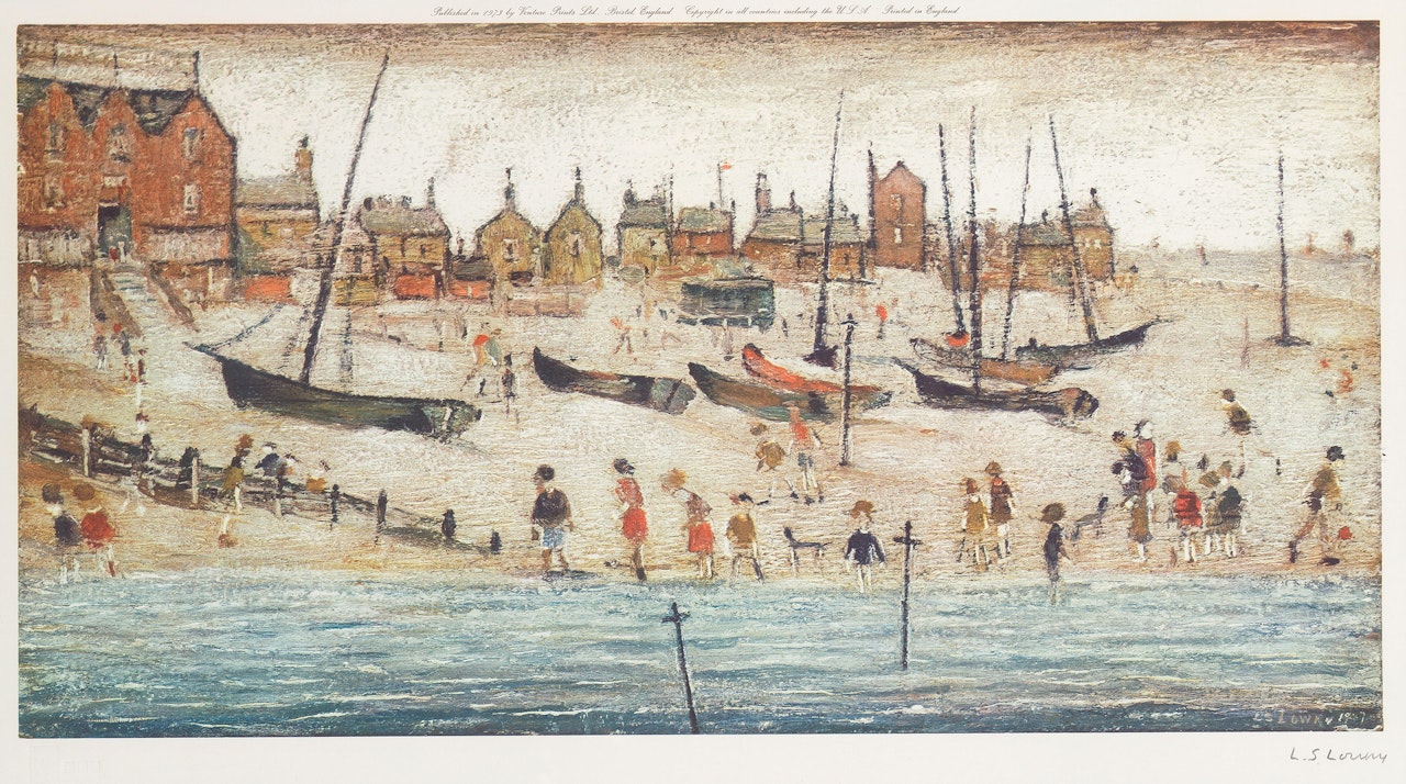 The Beach by Laurence Stephen Lowry