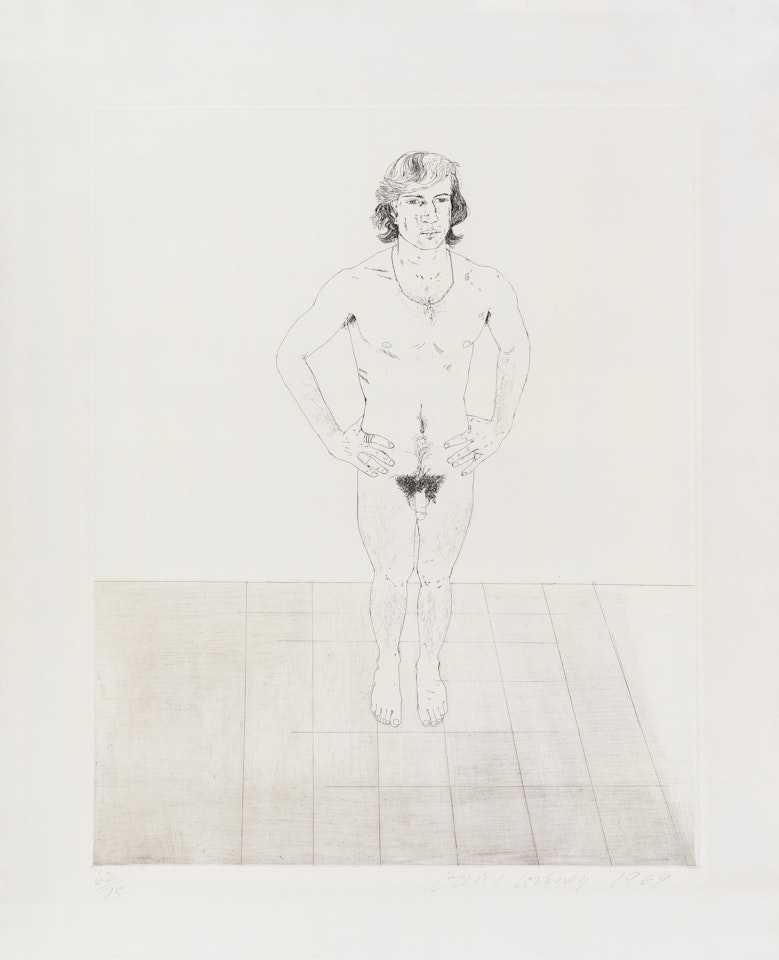 Peter (Scottish Arts Council 110, MCA Tokyo 107) by David Hockney