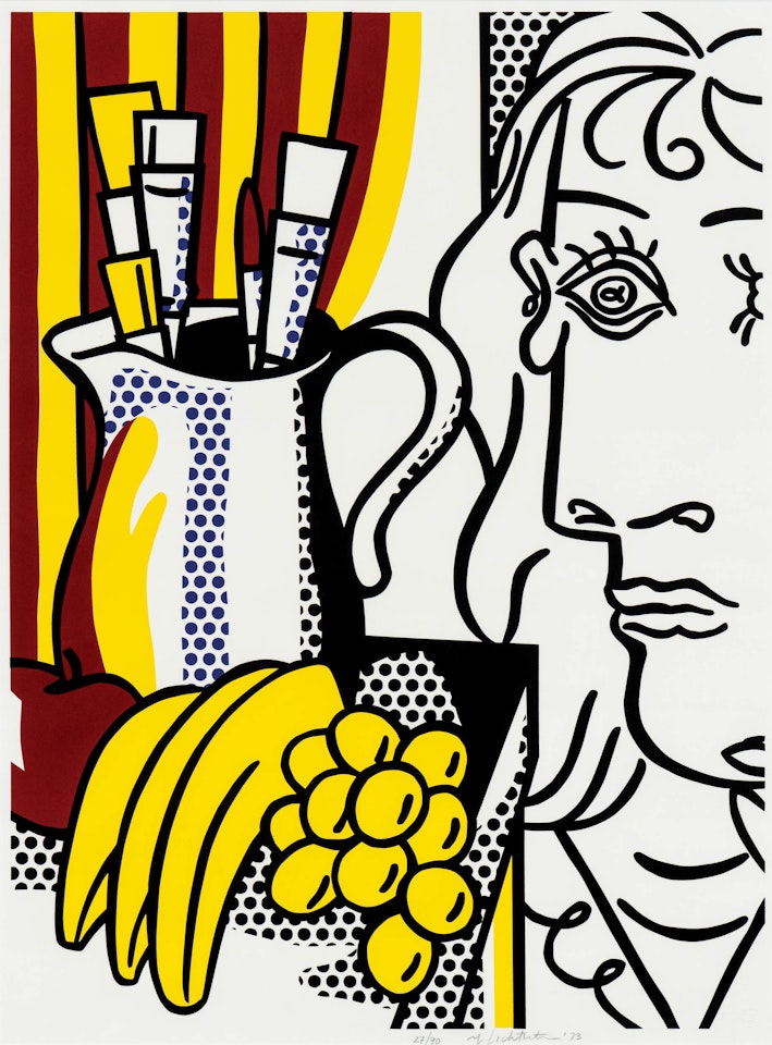 Still Life with Picasso from Hommage à Picasso portfolio by Roy Lichtenstein