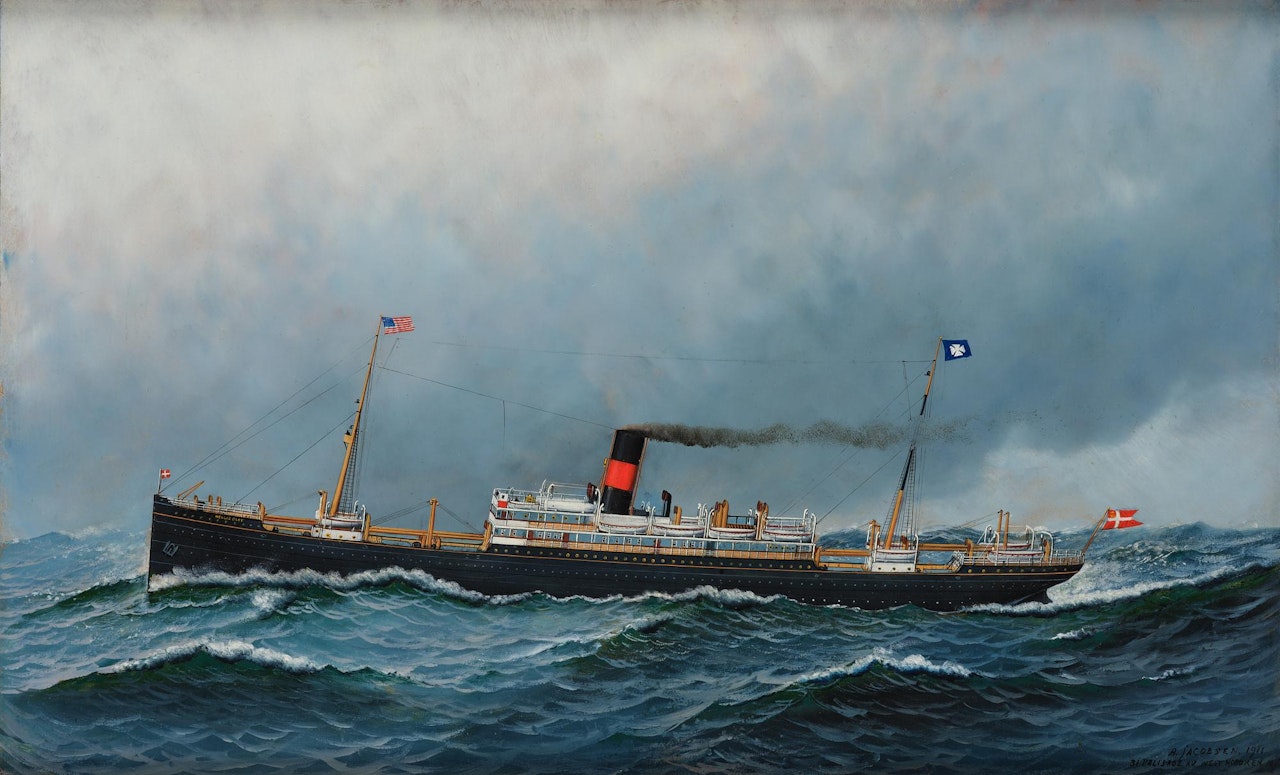 "S/S Hellig Olav" DFDs by Antonio Jacobsen