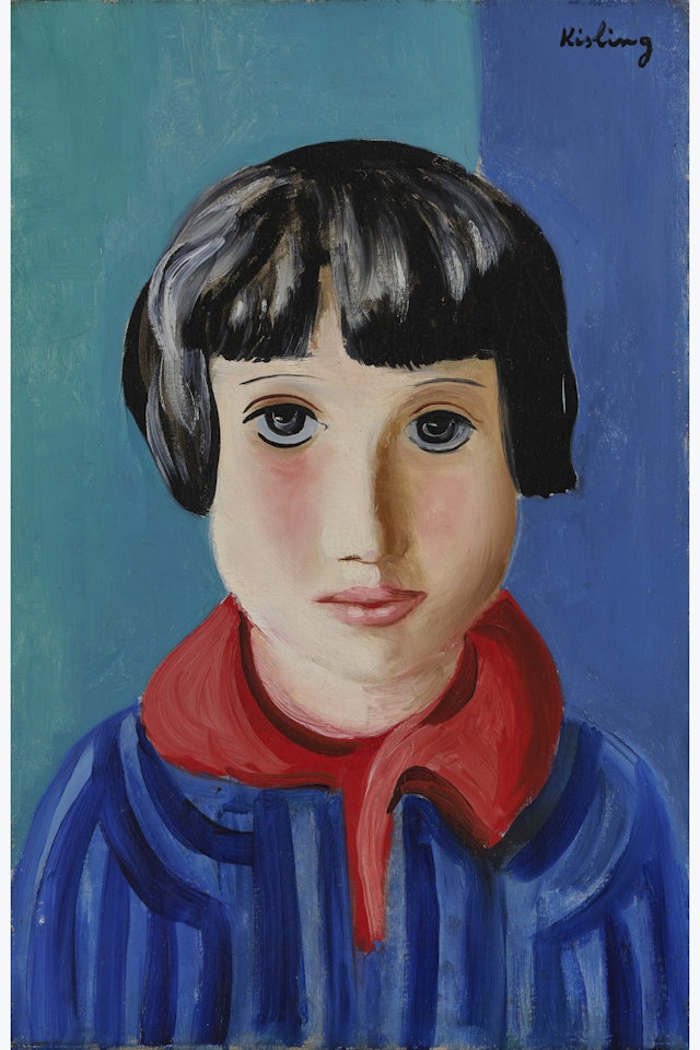 Portrait de fillette by Moïse Kisling