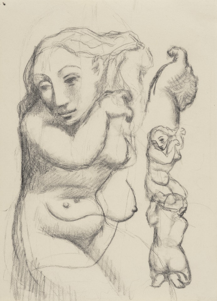 La Coiffure (Femme se coiffant) by Pablo Picasso