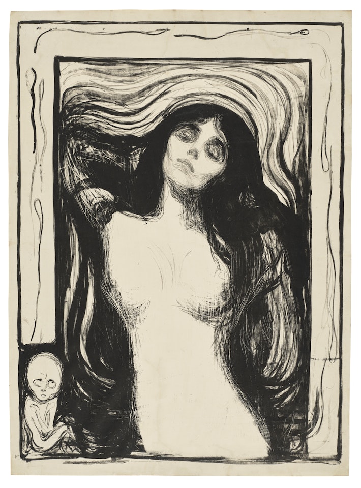 Madonna (Woman making Love) by Edvard Munch