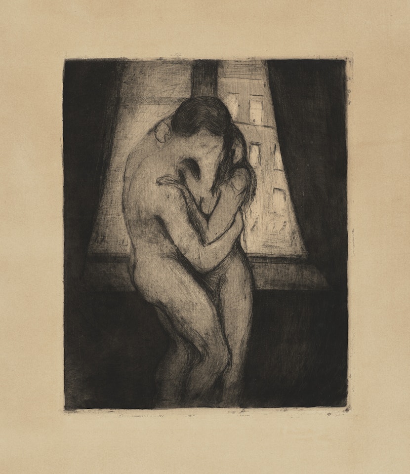 The Kiss ("Kyss") by Edvard Munch