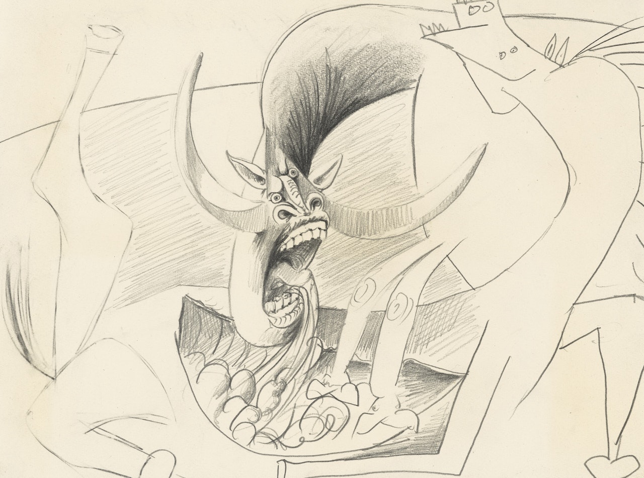 Courses de taureaux by Pablo Picasso