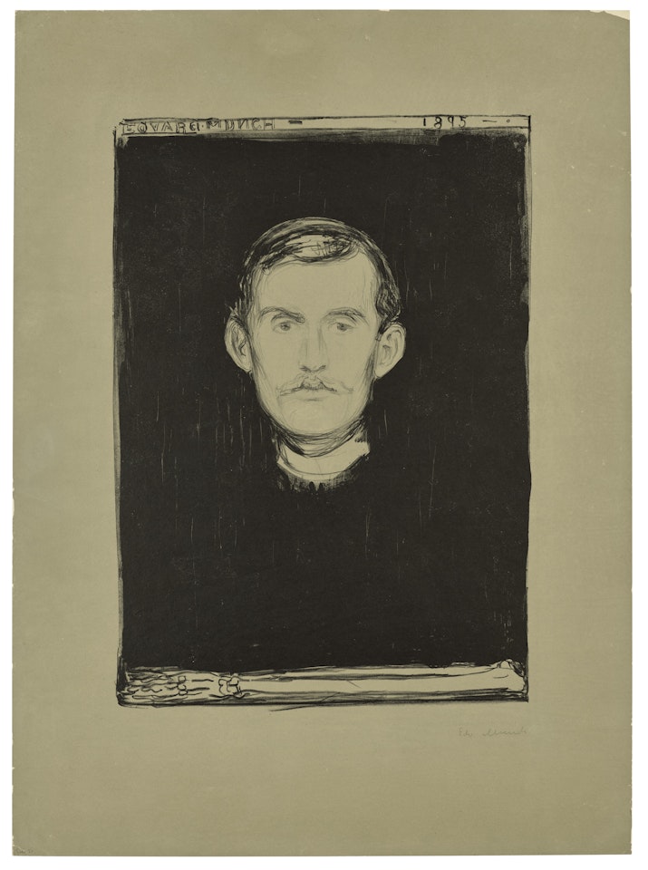 Self-Portrait by Edvard Munch