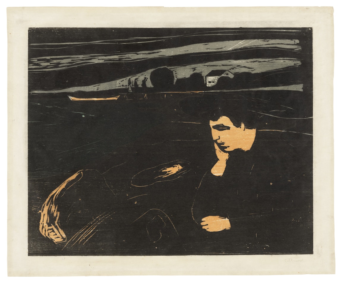 Melancholy III by Edvard Munch