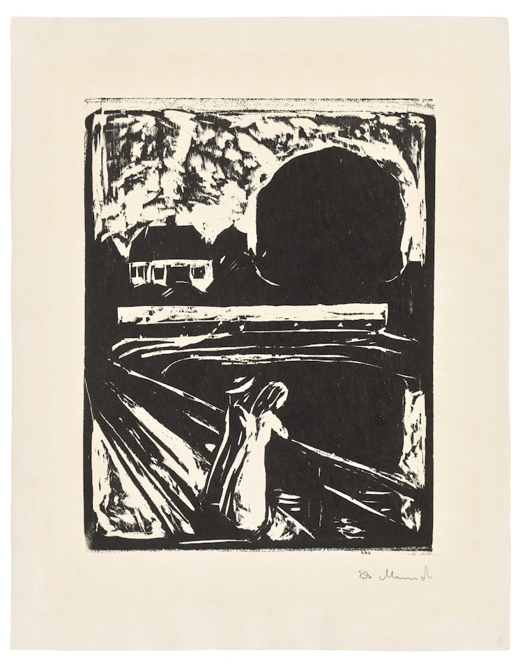 Girls on the Bridge by Edvard Munch