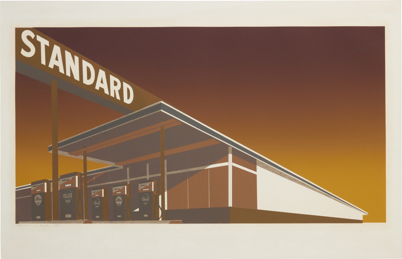 Mocha Standard by Ed Ruscha