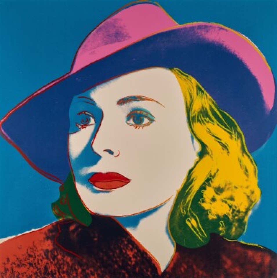 With Hat , from Ingrid Bergman (F. & S. II.315) by Andy Warhol