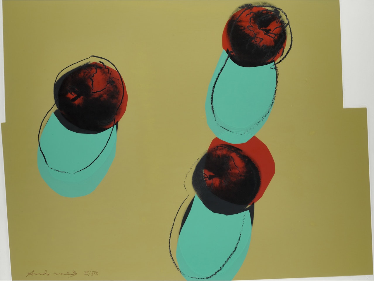 Apples , from Space Fruit: Still Lifes (F. & S. II.200) by Andy Warhol