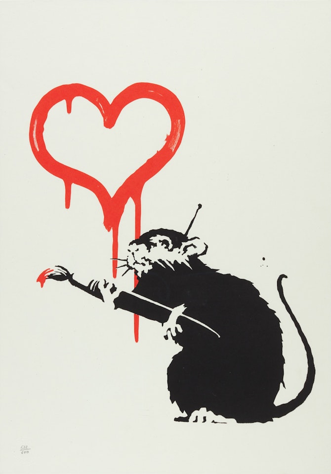 Love Rat by Banksy