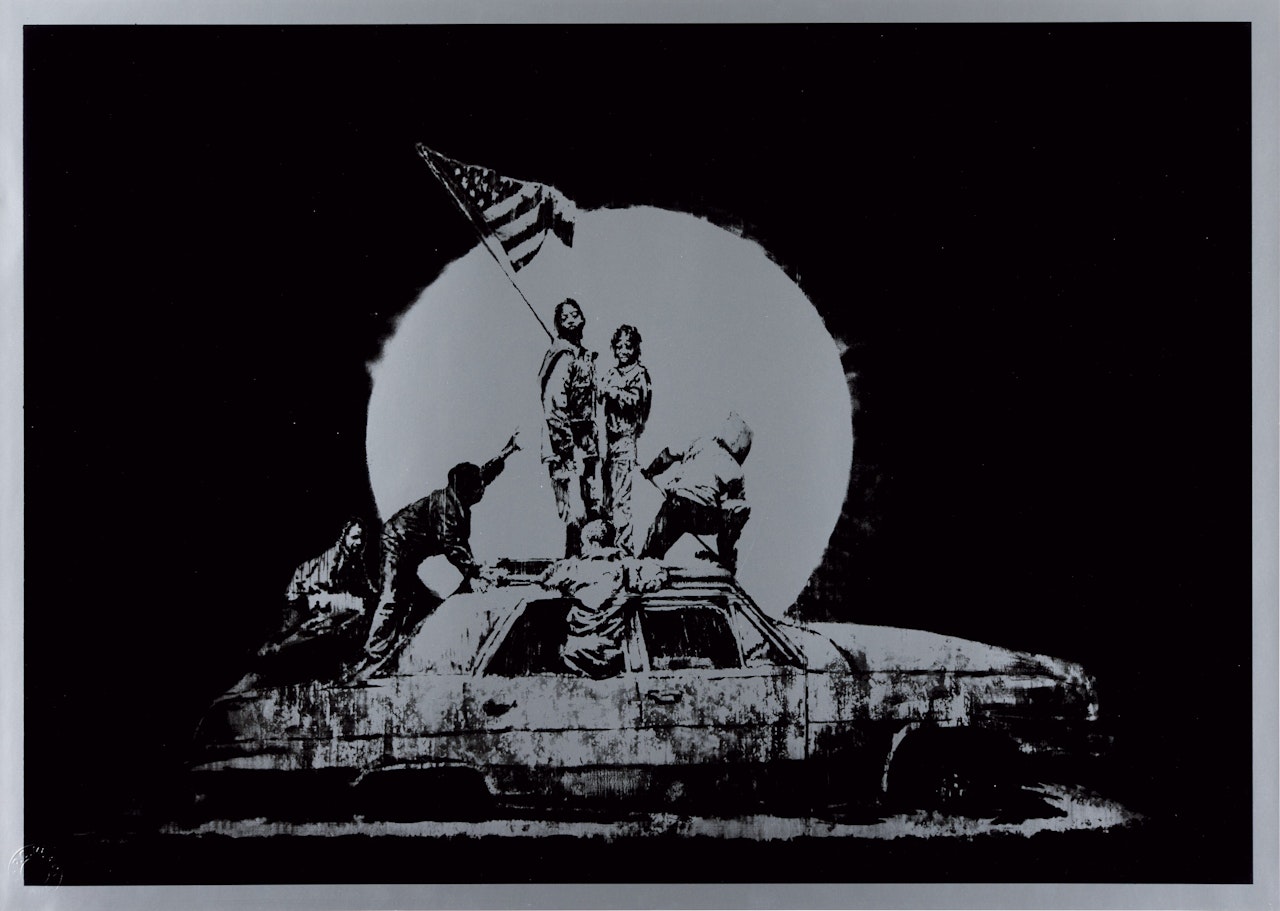 Flag by Banksy