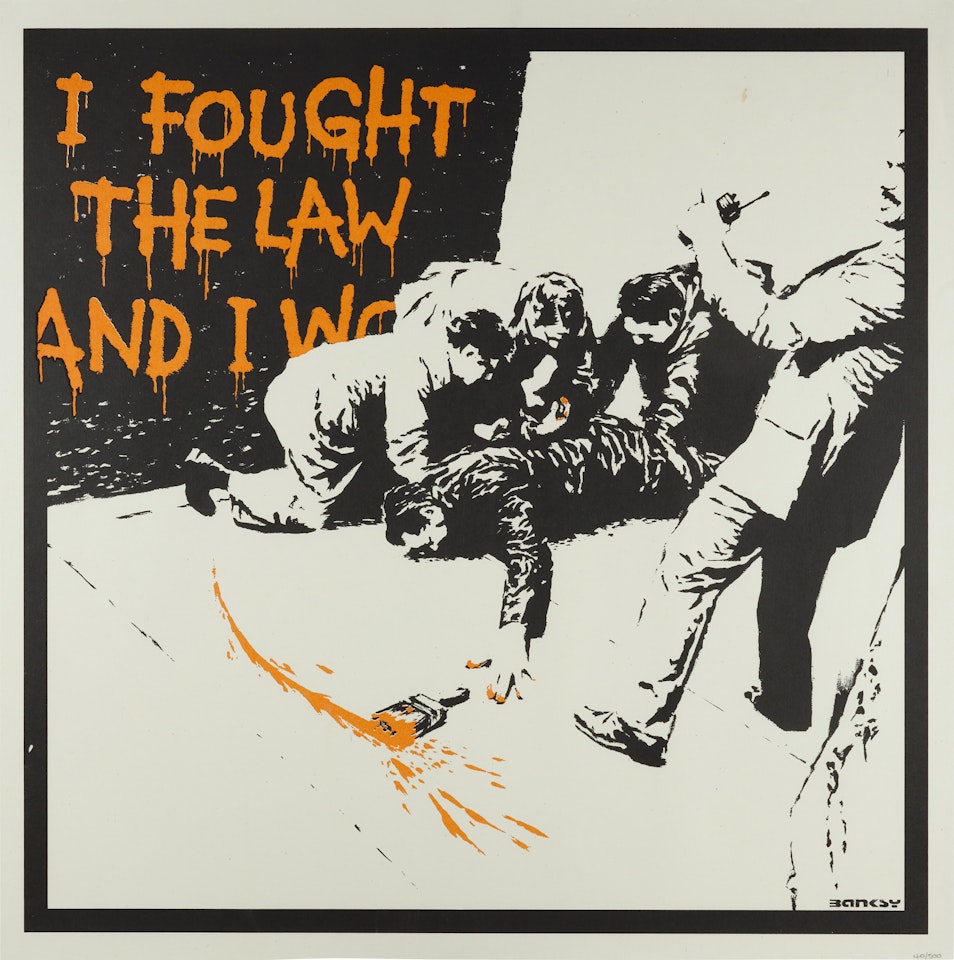 I Fought The Law by Banksy