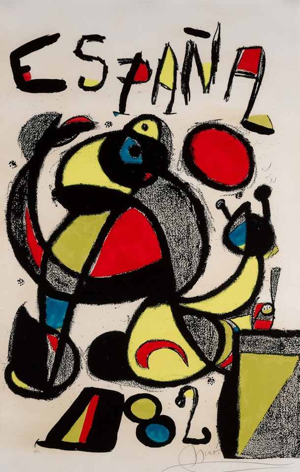 Copa del Mundo de Futbol - España 82 (M. 1250) by Joan Miró