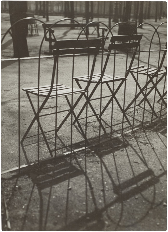 Chairs, the Tuileries by André Kertész
