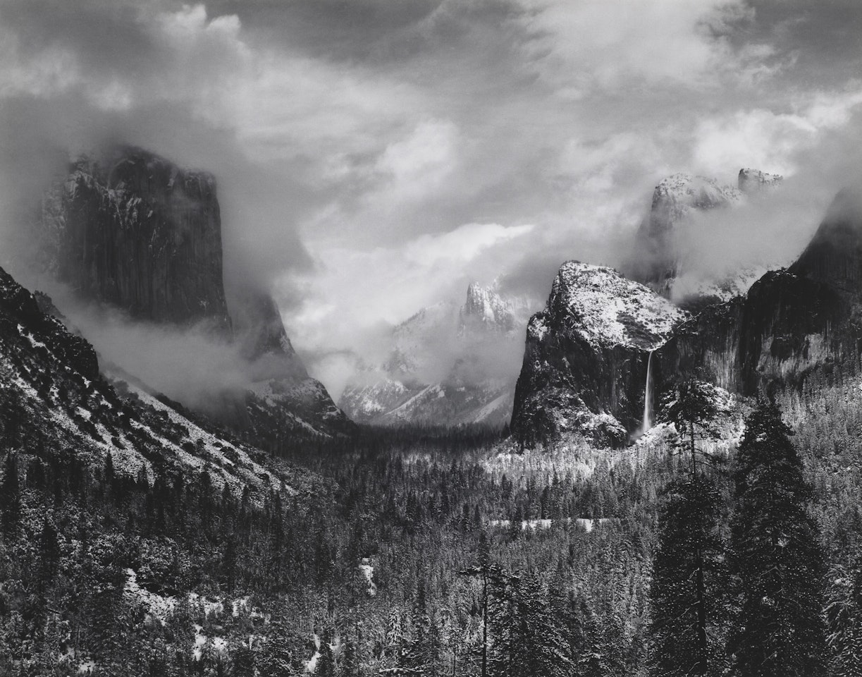 Clearing Winter Storm, Yosemite National Park, California by Ansel Adams