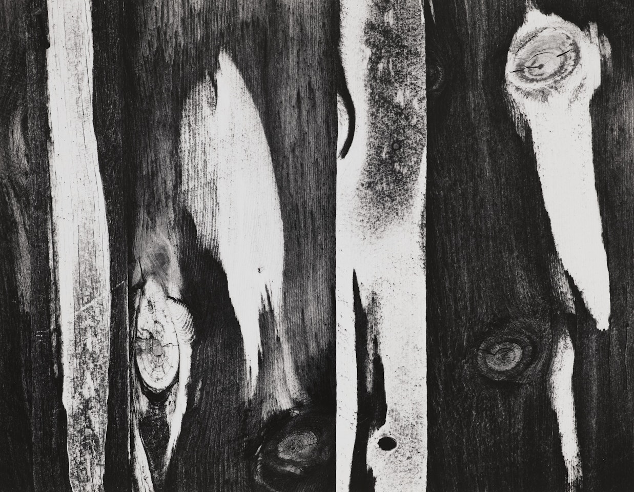 Boards and Paint (Weathered Wood) by Ansel Adams