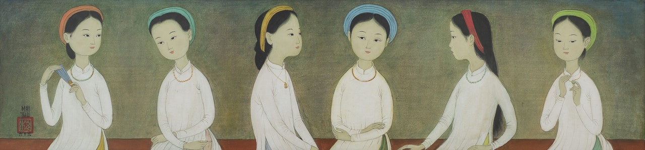 Femmes au turban (Women with Turbans) by Mai Trung Thu