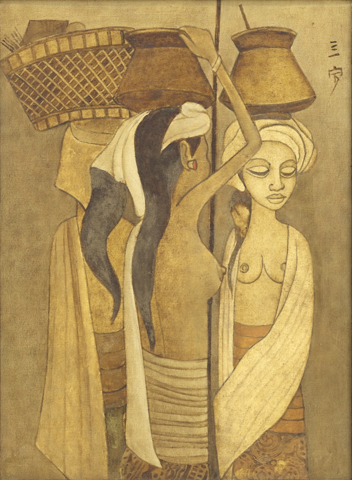 Going to Market by Cheong Soo Pieng