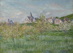 Printemps à Giverny, effet d"après-midi