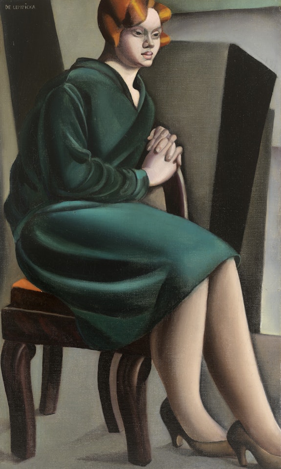 Femme assise by Tamara de Lempicka