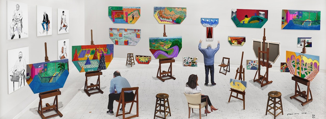 Inside It Opens Up as Well by David Hockney