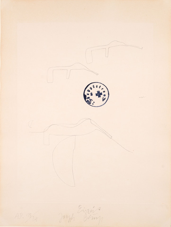 Eiszeittiere (aus: Suite Schwurhand) by Joseph Beuys