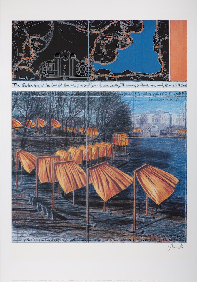 The Gates. Project for Central Park, New York City by Christo