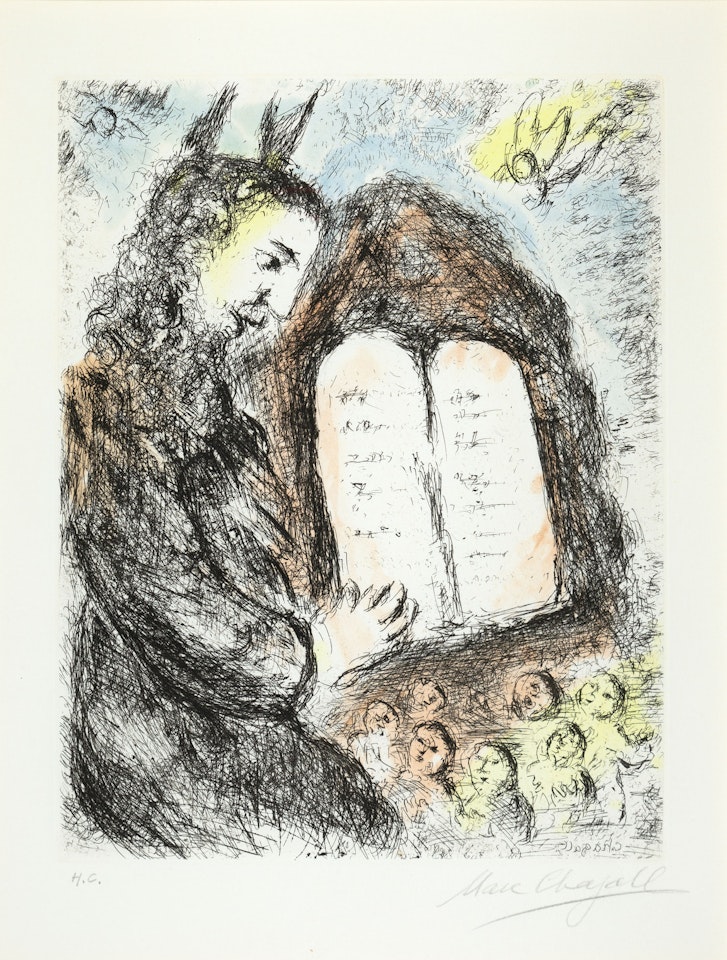 Moses (aus: Songes) by Marc Chagall