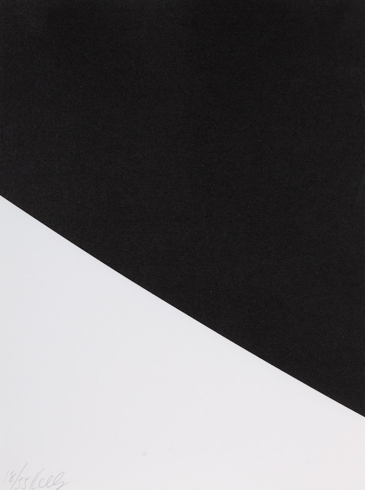 Red Curve (Black State) by Ellsworth Kelly
