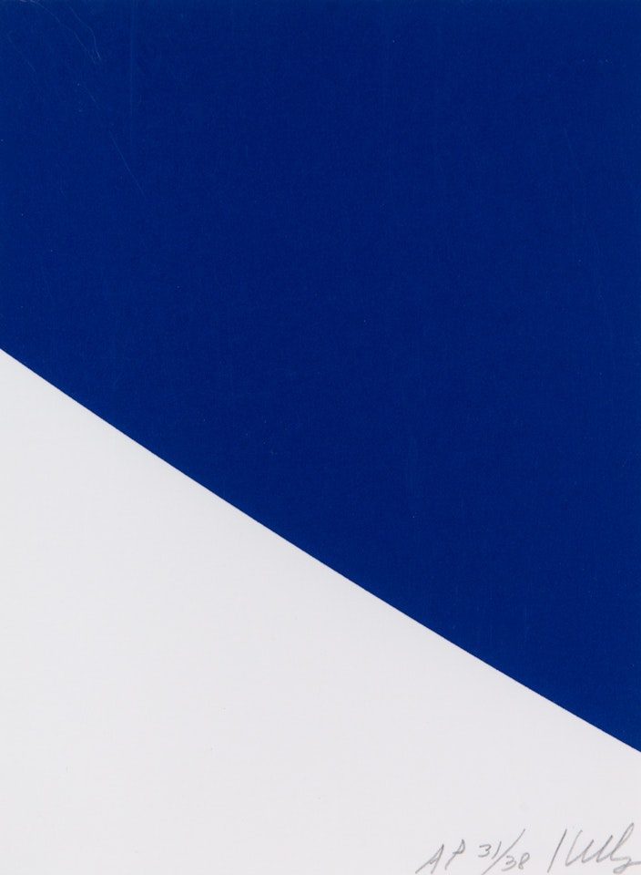 Blue Curve by Ellsworth Kelly