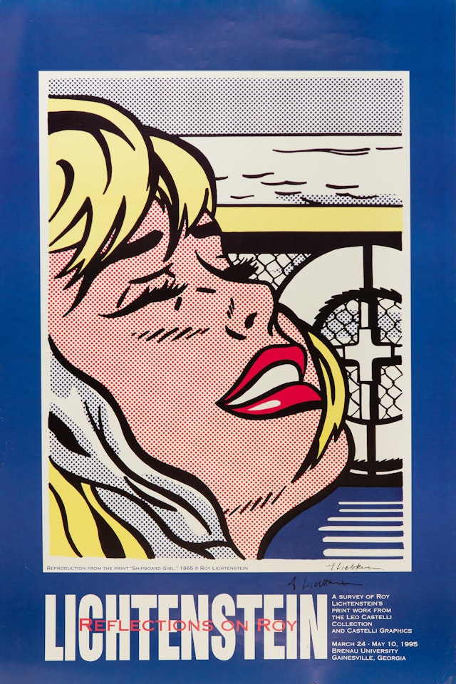 Reflections on Roy (Shipboard Girl) by Roy Lichtenstein