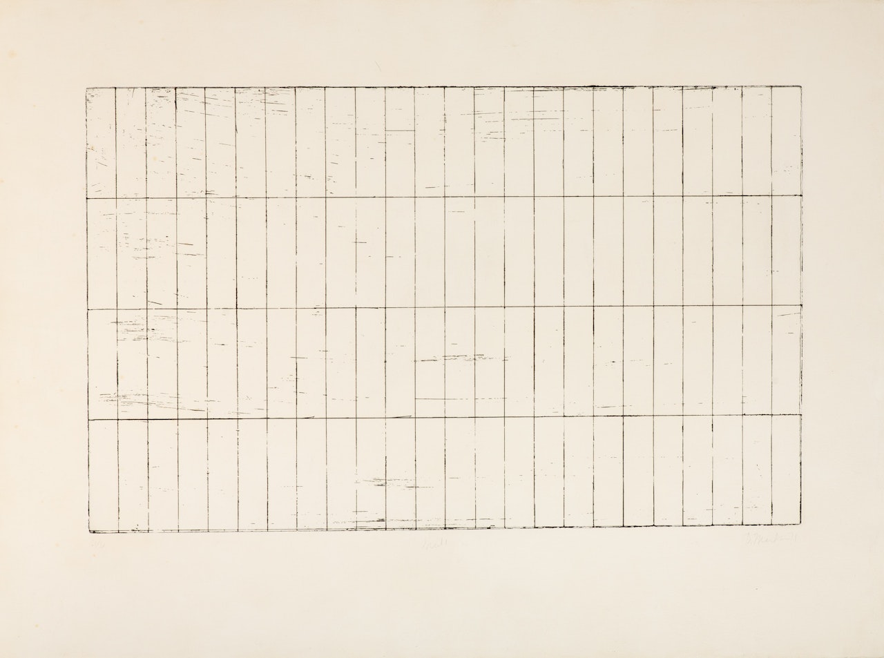 Grid I by Brice Marden