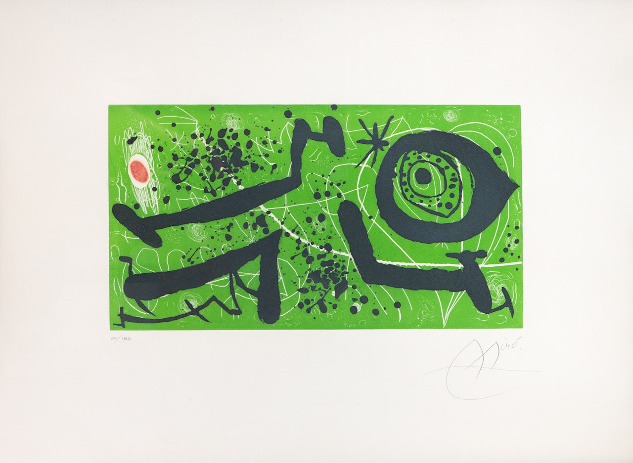 Aus: Picasso I Els Reventos by Joan Miró