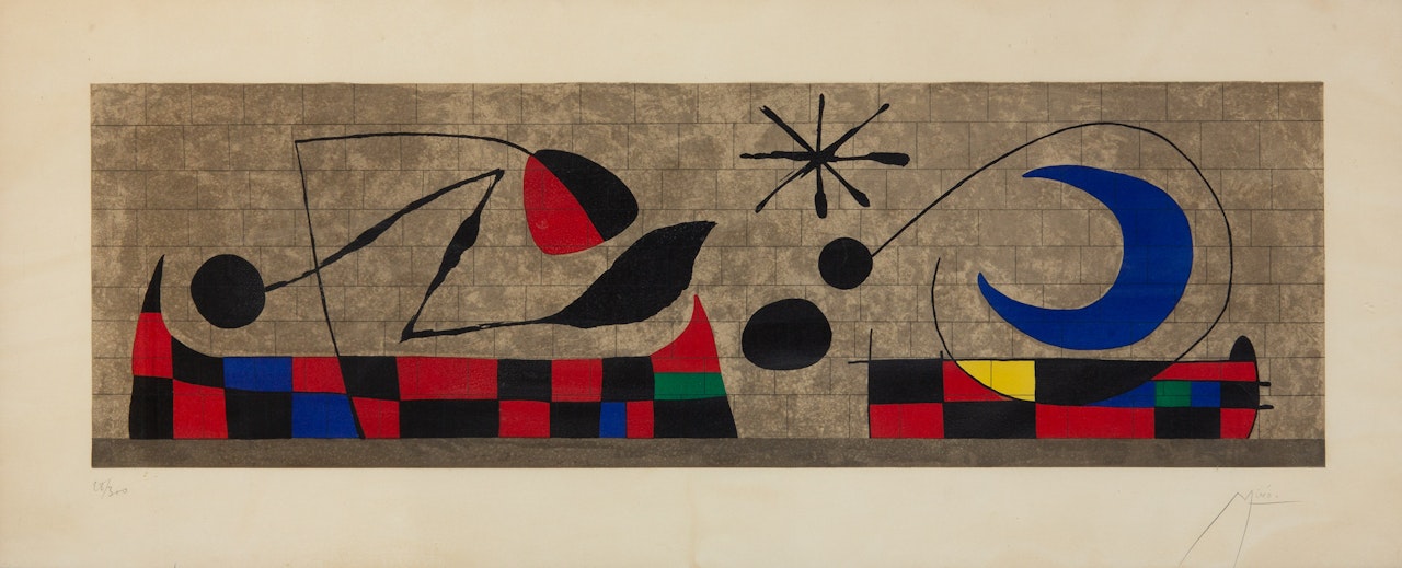 Mur de la Lune by Joan Miró