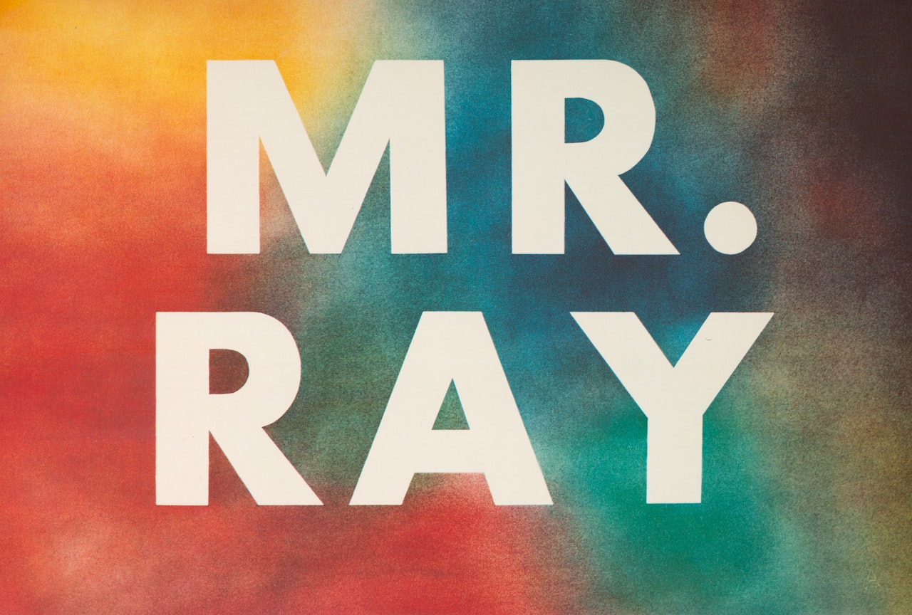 Mr. Ray by Ed Ruscha
