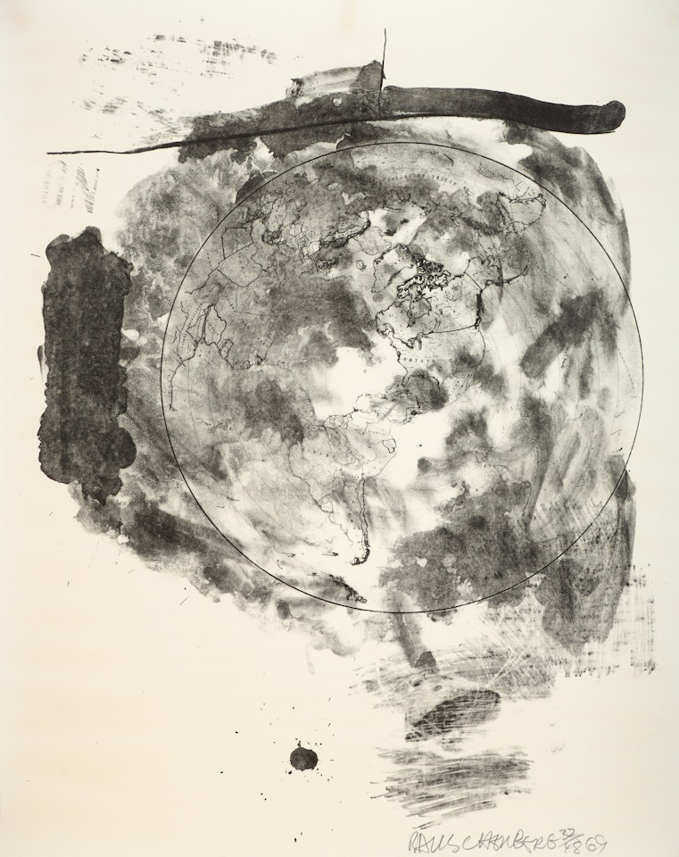Medallion (aus: Stoned Moon) by Robert Rauschenberg
