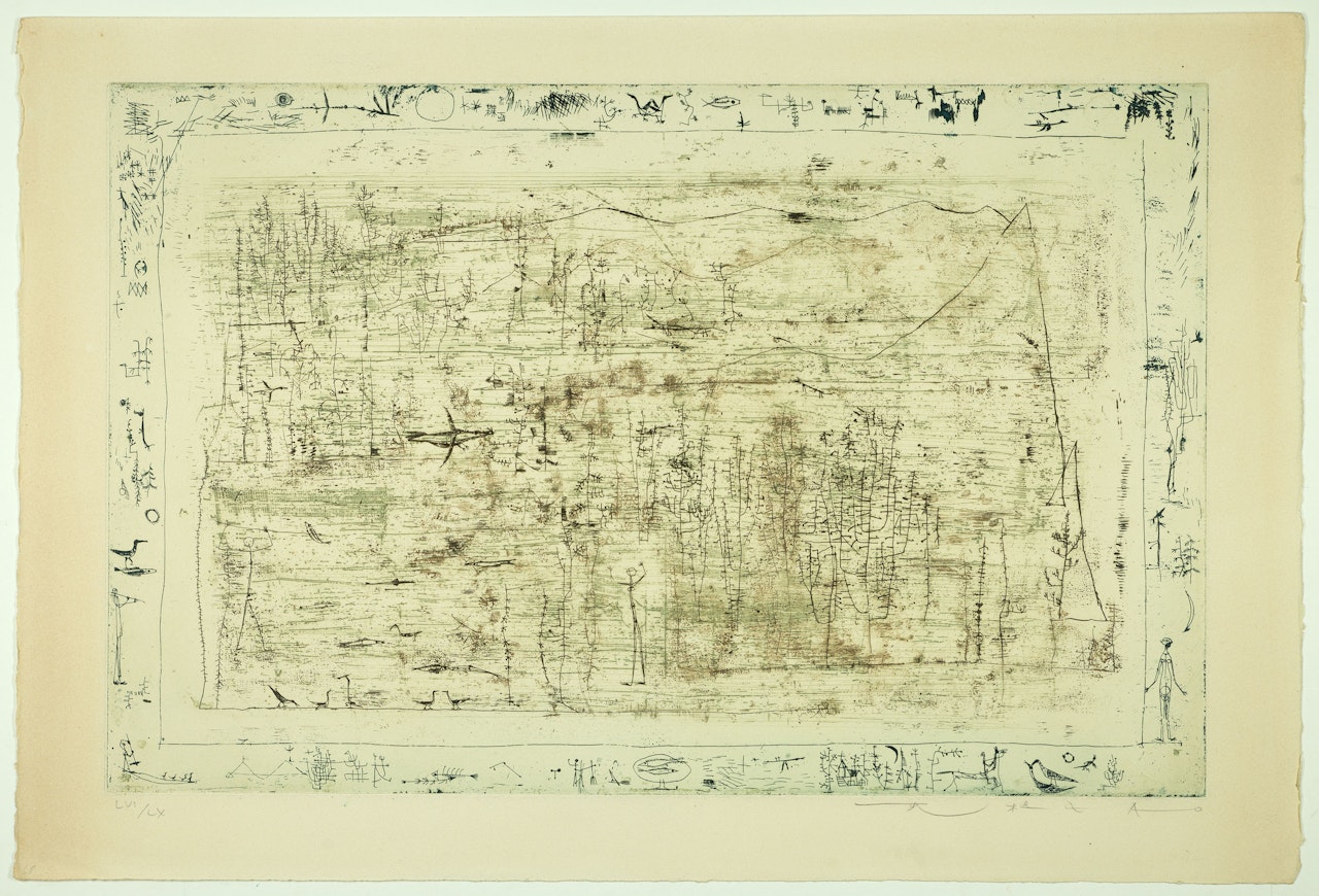 Flore et Faune by Zao Wou-Ki