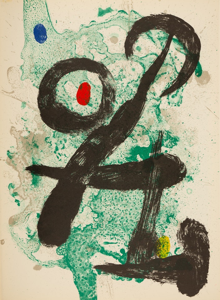 DERRIÈRE LE MIROIR: 11 Hefte der Reihe, Paris: Maeght; Enthalten: Heft N° 14-15. by Joan Miró