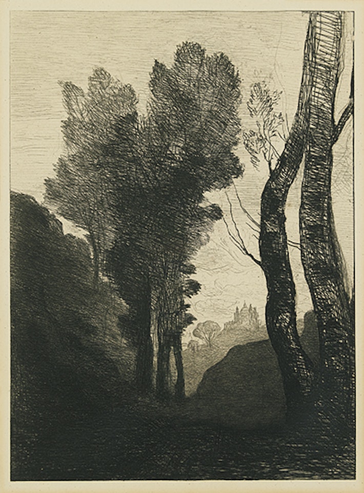 Environs de Rome by Jean Baptiste Camille Corot